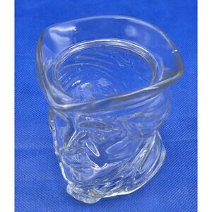 Vintage 1979-80 Avon Paul Revere Clear Votive Candleholder or Glass Cup 3.75"